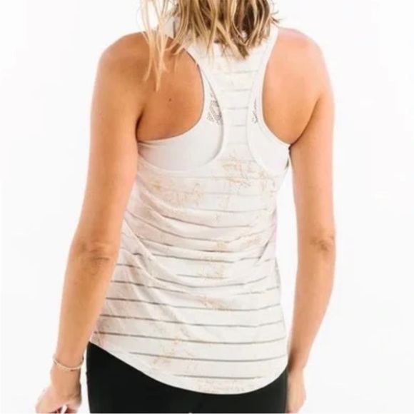 ZYIA Active White Stay Gold Havana Tank 
Size Medium New with tag and bag! - Picture 4 of 12